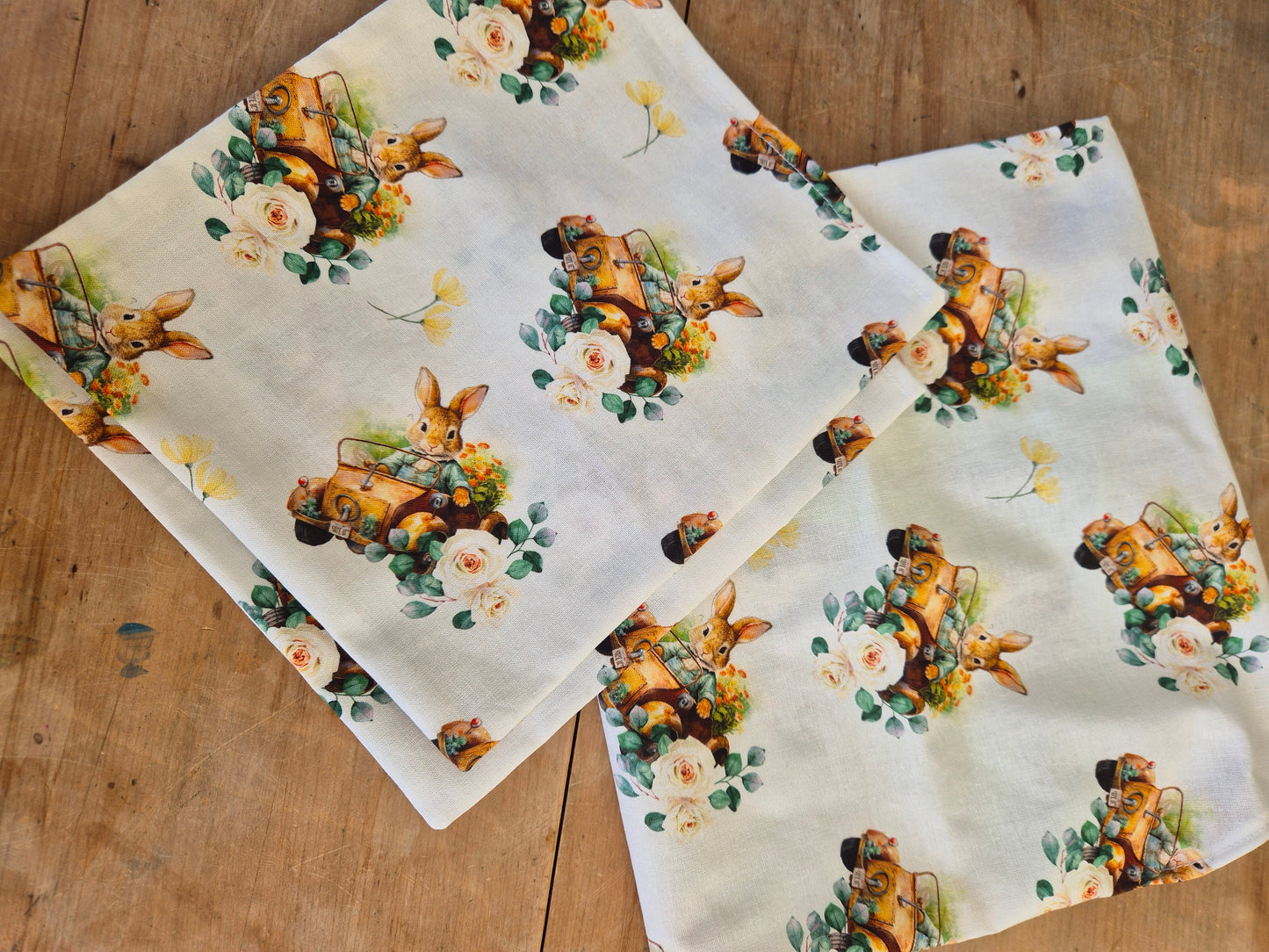 Children's Apron Easter Brown Bunny