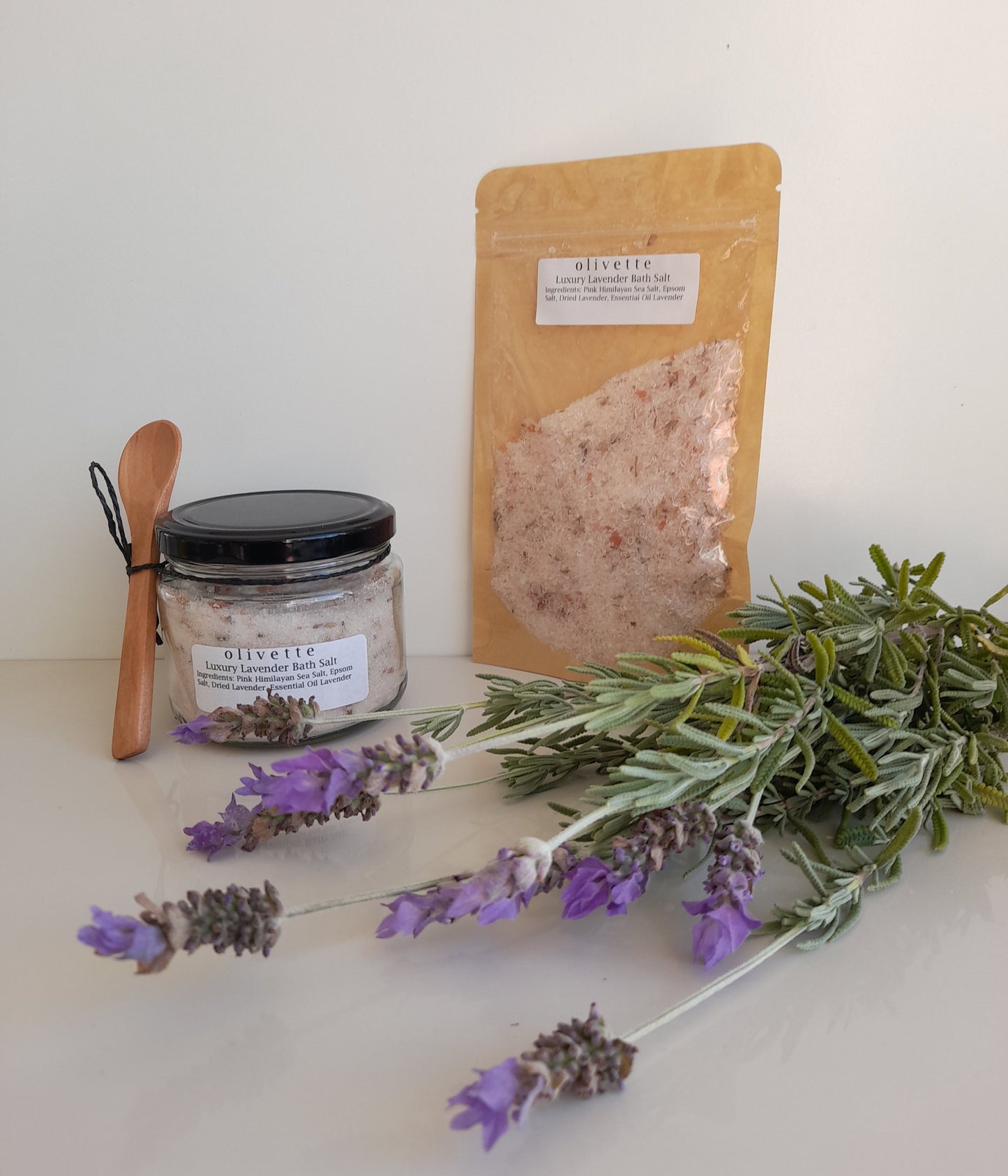 Lavender Bath Salts packet