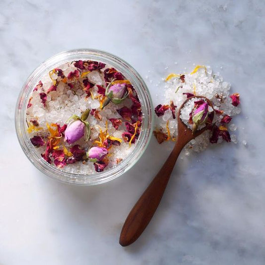 Wild Rose Bath Salts Jar