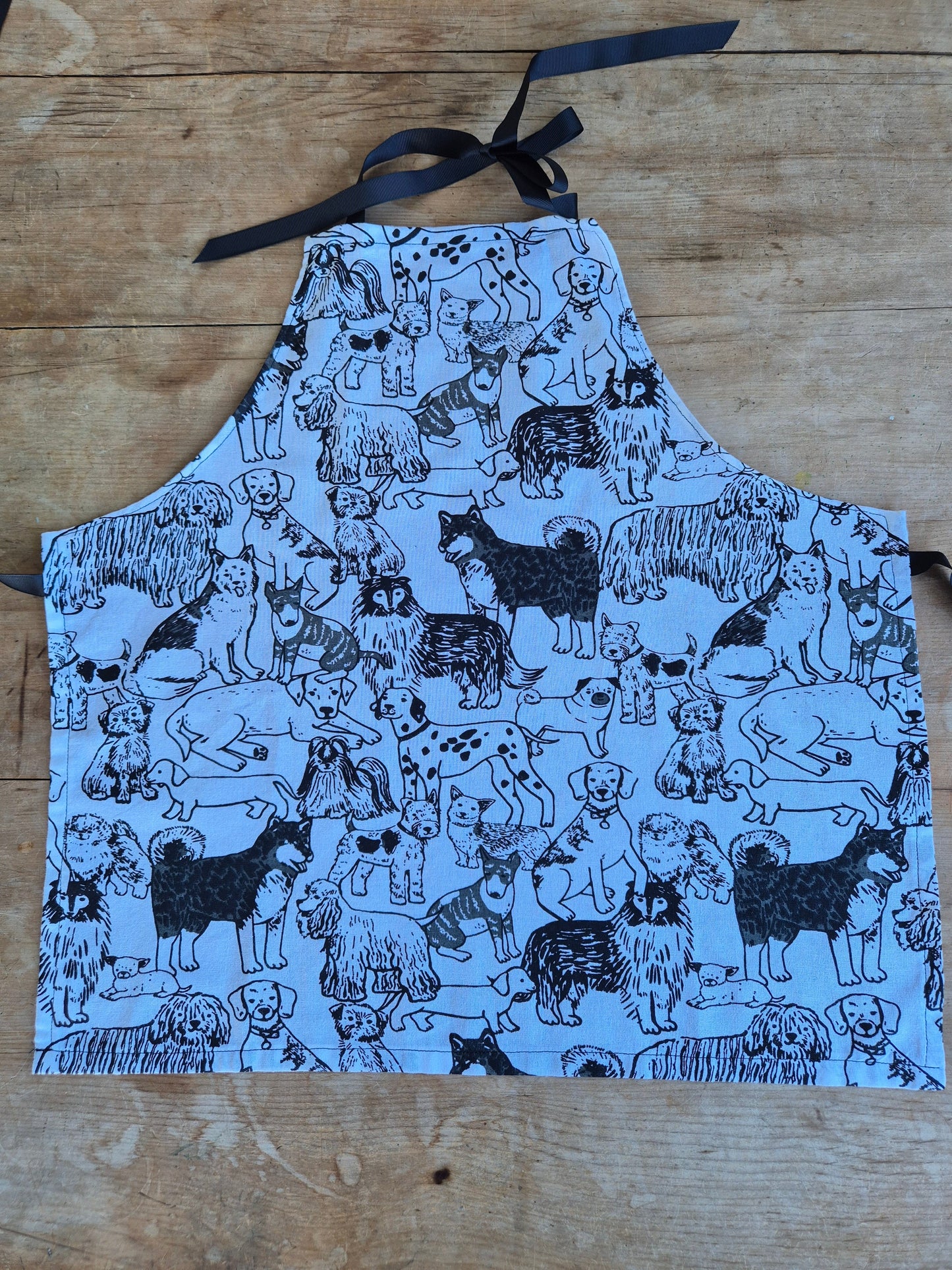 Adult Apron Dogs Sketch