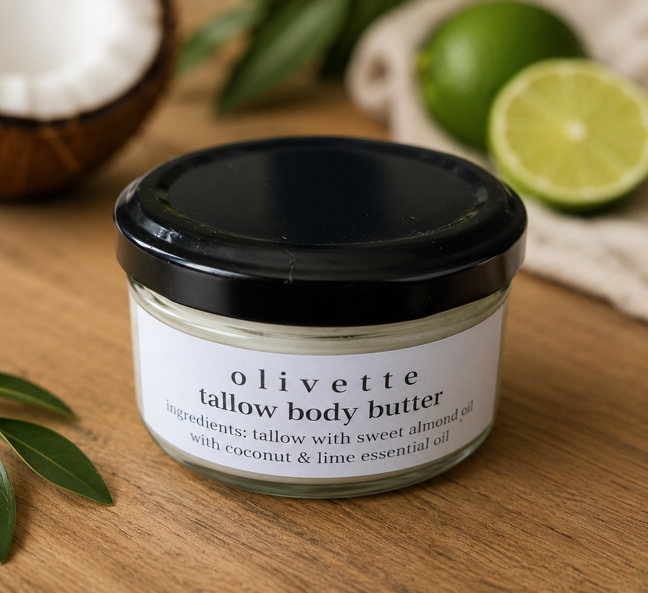 Tallow Body Butter coconut & lime