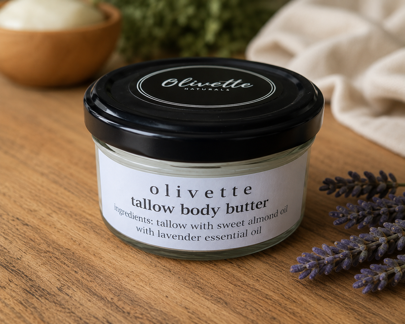Tallow Body Butter Lavender