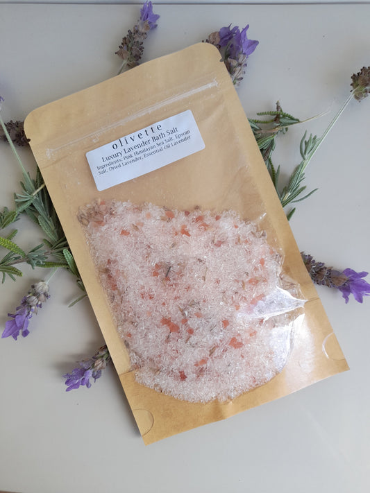 Lavender Bath Salts packet